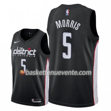 Maillot Basket Washington Wizards Markieff Morris 5 2018-19 Nike City Edition Noir Swingman - Homme